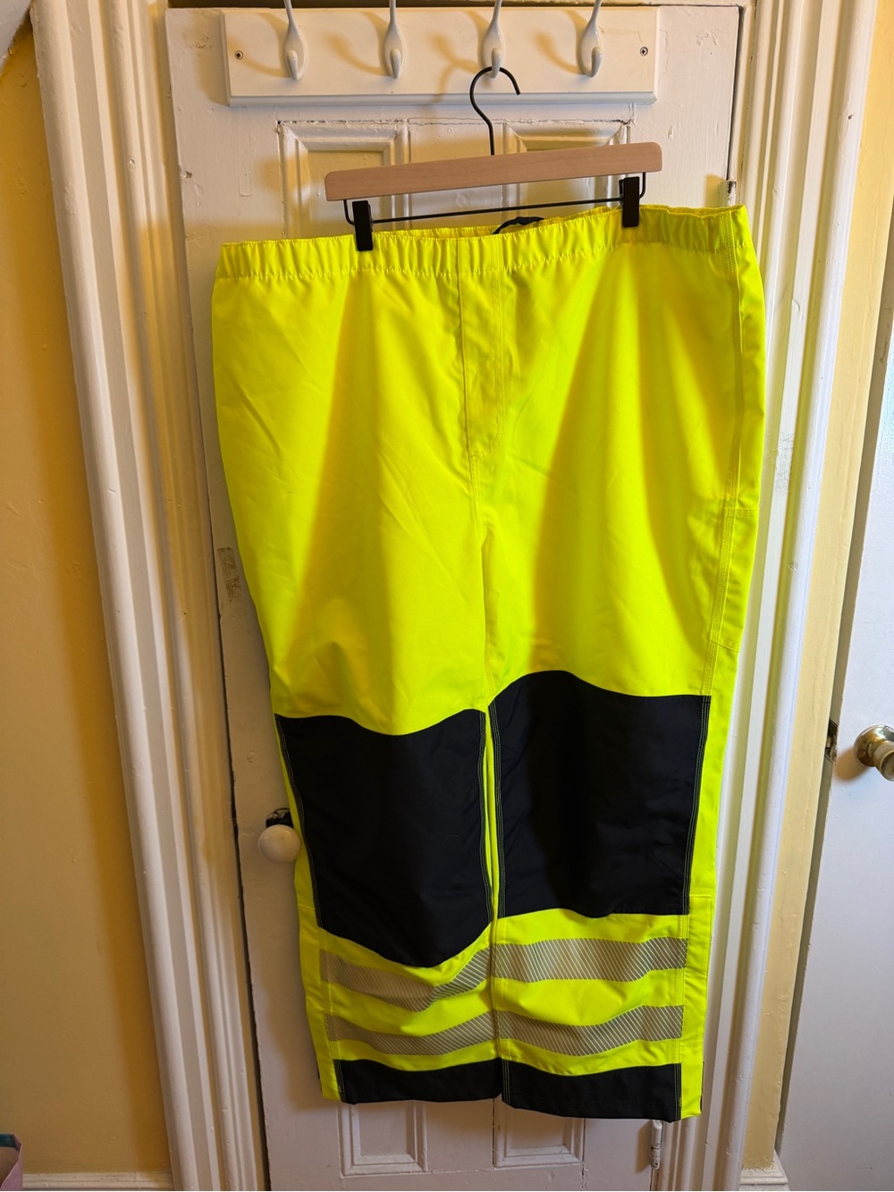 Carhartt 103208 Hi Vis Rain Pants 2XL ANSI Class E Reflective Waterproof NWOT